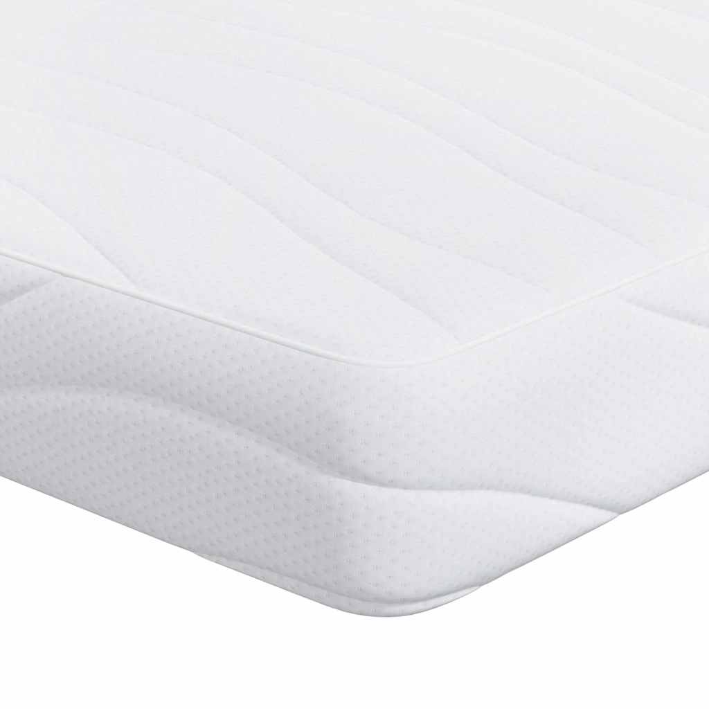 Materasso Bianco 90 x 200 cm Tessuto Jacquard