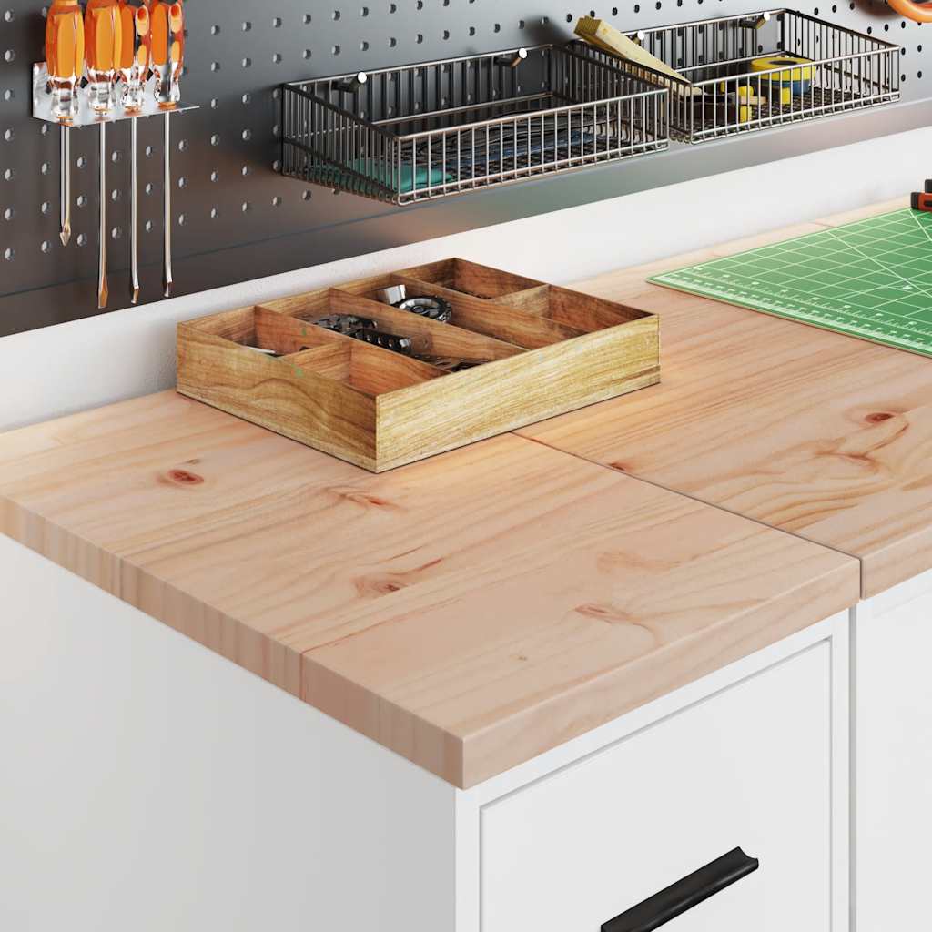 Armadietto da Garage Bianco 30x51x85 cm Legno Massello di Pino