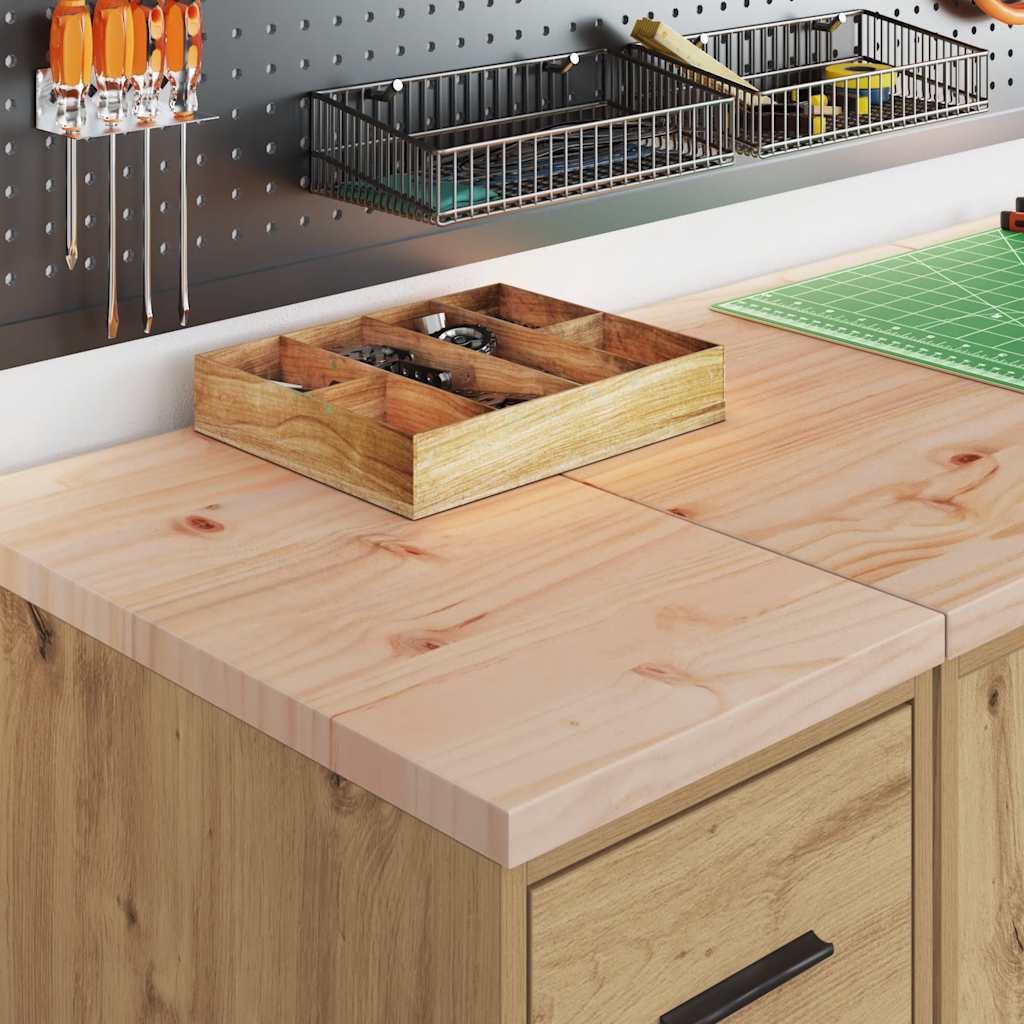 Armadietto per Garage in Rovere Artigianale 30x51x85 cm