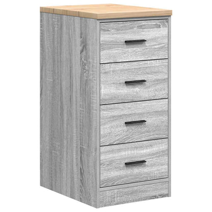 Armadietto per Garage Grigio Sonoma 40x51x85 cm