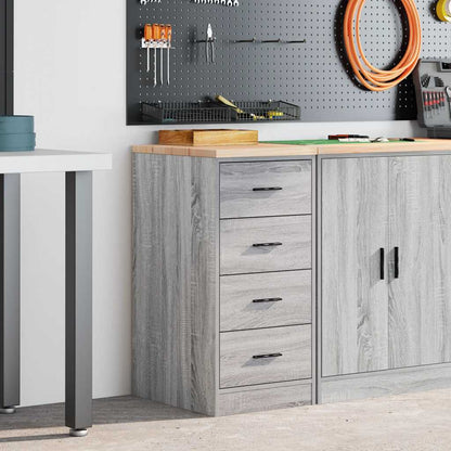 Armadietto per Garage Grigio Sonoma 40x51x85 cm