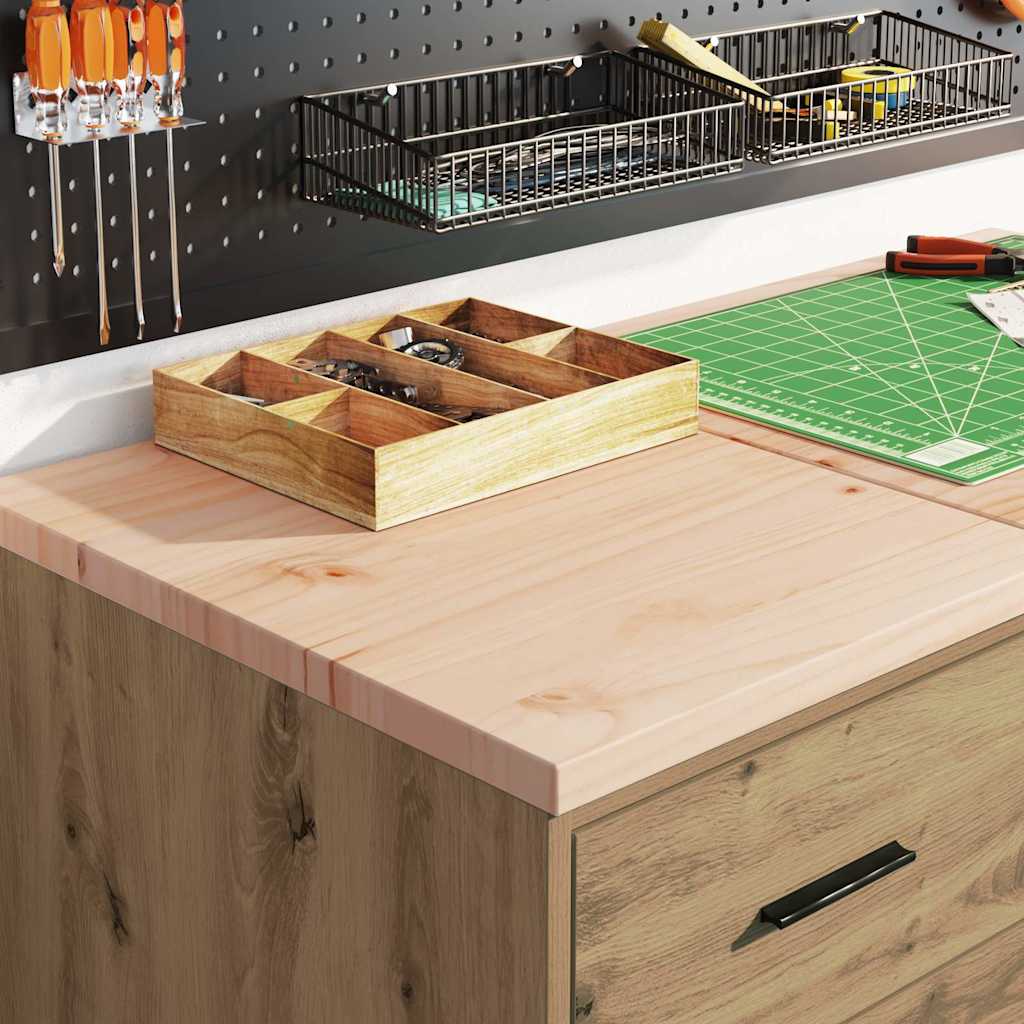 Armadietto per Garage in Rovere Artigianale 40x51x85 cm