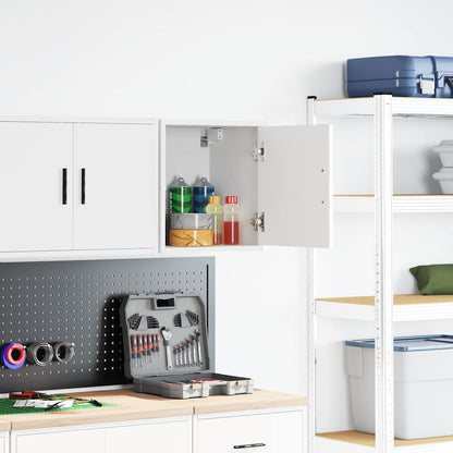 Pensile per Garage Bianco in Legno Multistrato
