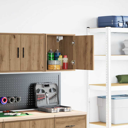 Pensile per Garage Rovere Artigianale in Legno Multistrato