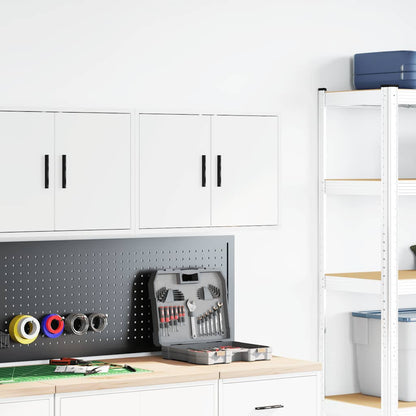 Pensile per Garage Bianco in Legno Multistrato