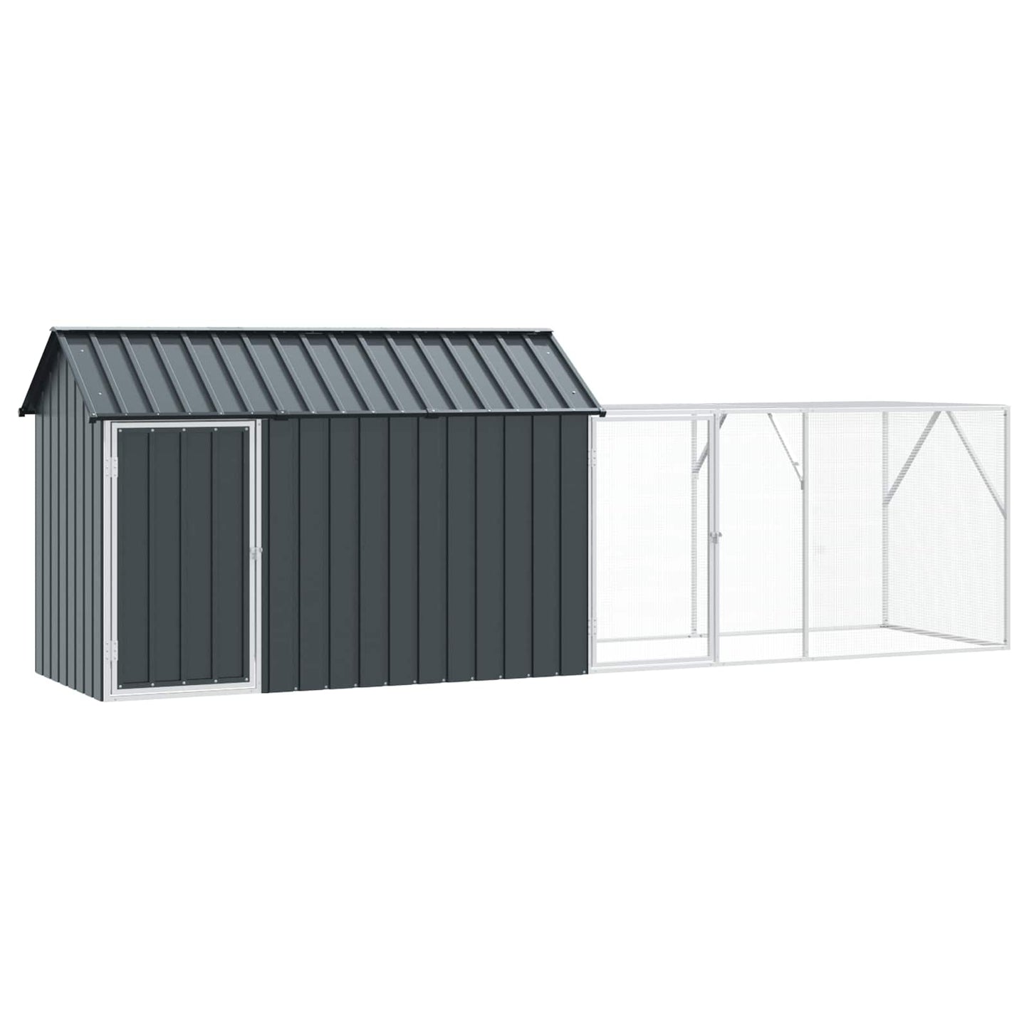 Gabbia per uccelli Antracite 416,5 x 103 x 142 cm