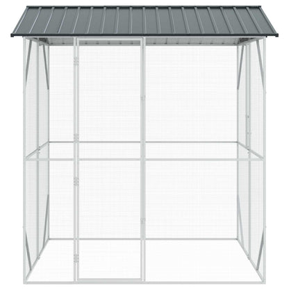 Gabbia per uccelli Antracite 215 x 208 x 247 cm Acciaio zincato