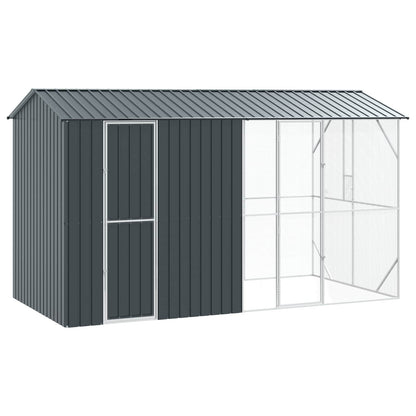 Gabbia per uccelli Antracite 430 x 208 x 247 cm Acciaio zincato
