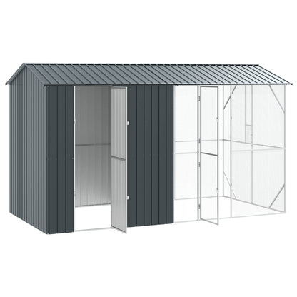 Gabbia per uccelli Antracite 430 x 208 x 247 cm Acciaio zincato