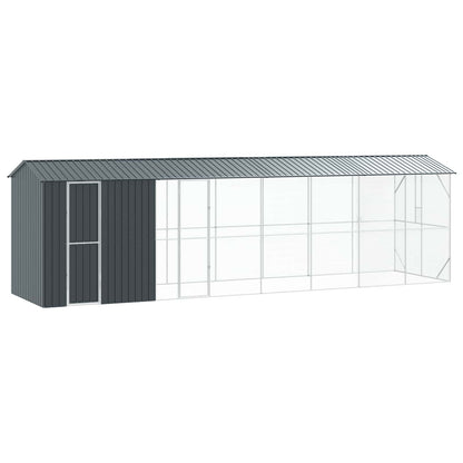 Gabbia per uccelli Antracite 860 x 208 x 247 cm Acciaio zincato