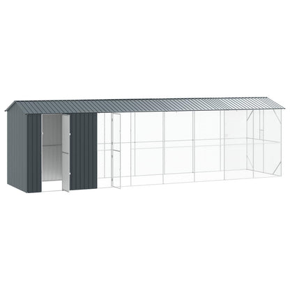 Gabbia per uccelli Antracite 860 x 208 x 247 cm Acciaio zincato