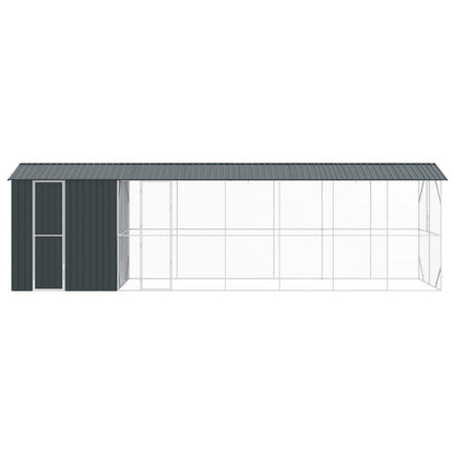 Gabbia per uccelli Antracite 860 x 208 x 247 cm Acciaio zincato