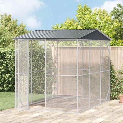 Gabbia per uccelli Antracite 227 x 310 x 247 cm Acciaio zincato