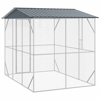 Gabbia per uccelli Antracite 227 x 310 x 247 cm Acciaio zincato