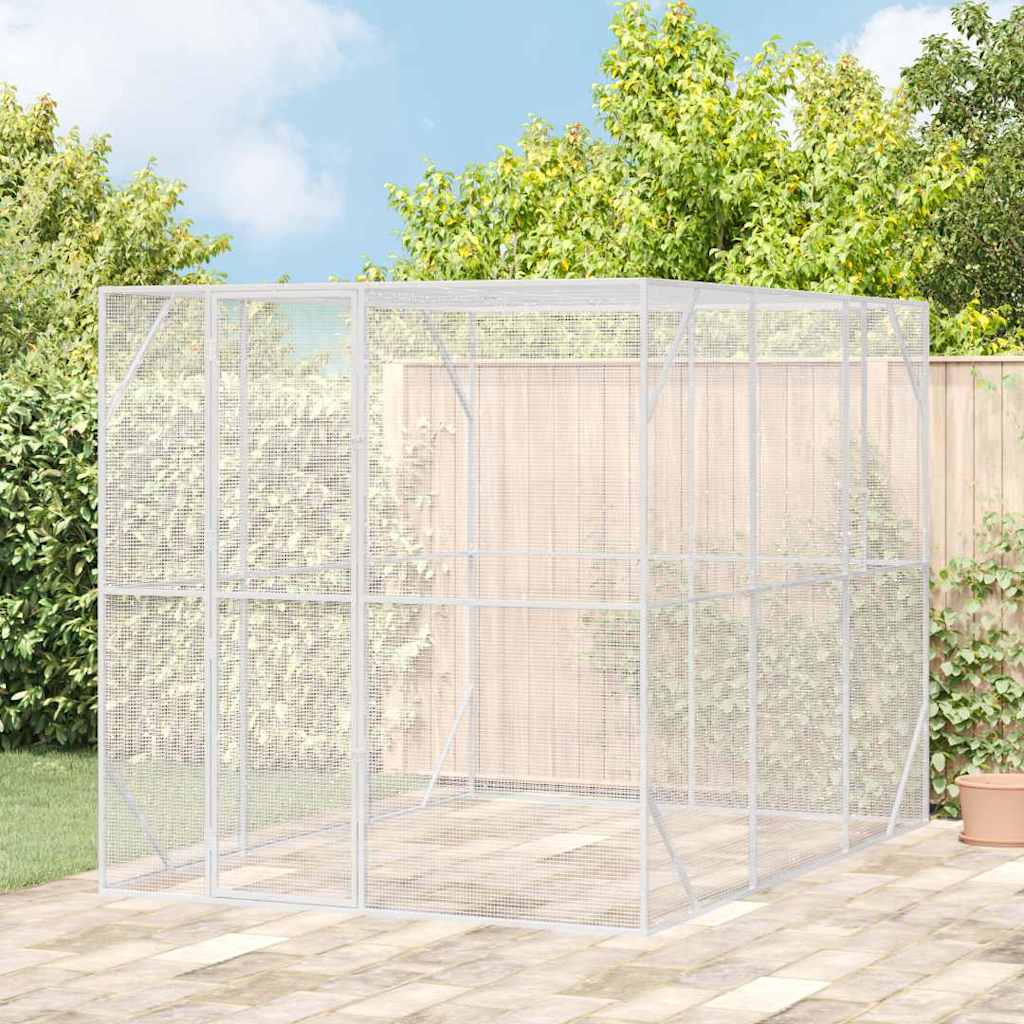 Gabbia per uccelli Antracite 210 x 304 x 213 cm Acciaio zincato