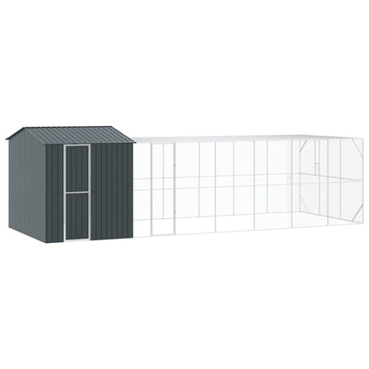 Gabbia per uccelli Antracite 845 x 304 x 247 cm Acciaio zincato
