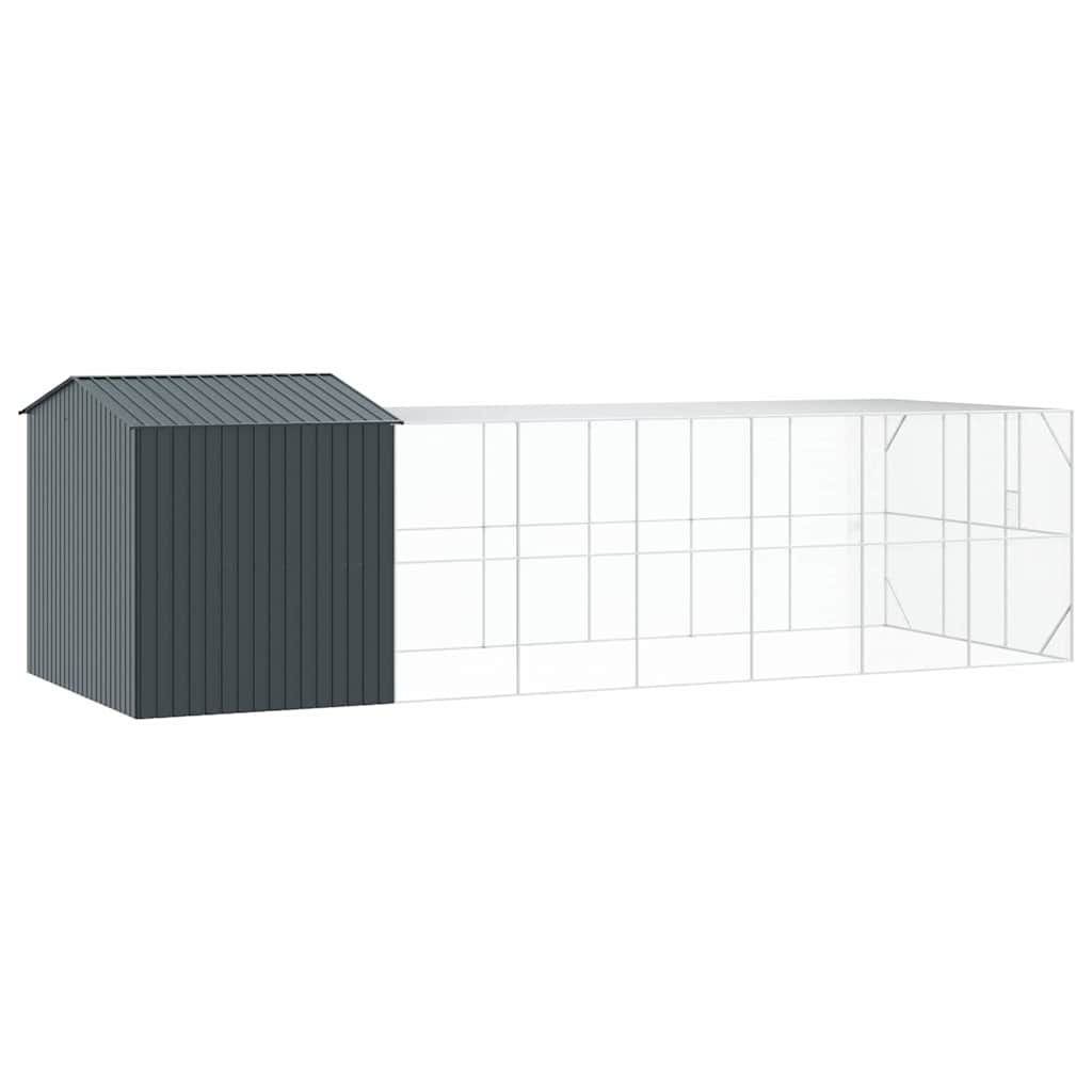 Gabbia per uccelli Antracite 845 x 304 x 247 cm Acciaio zincato