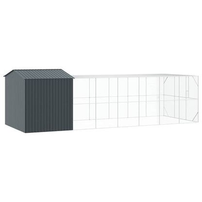 Gabbia per uccelli Antracite 845 x 304 x 247 cm Acciaio zincato