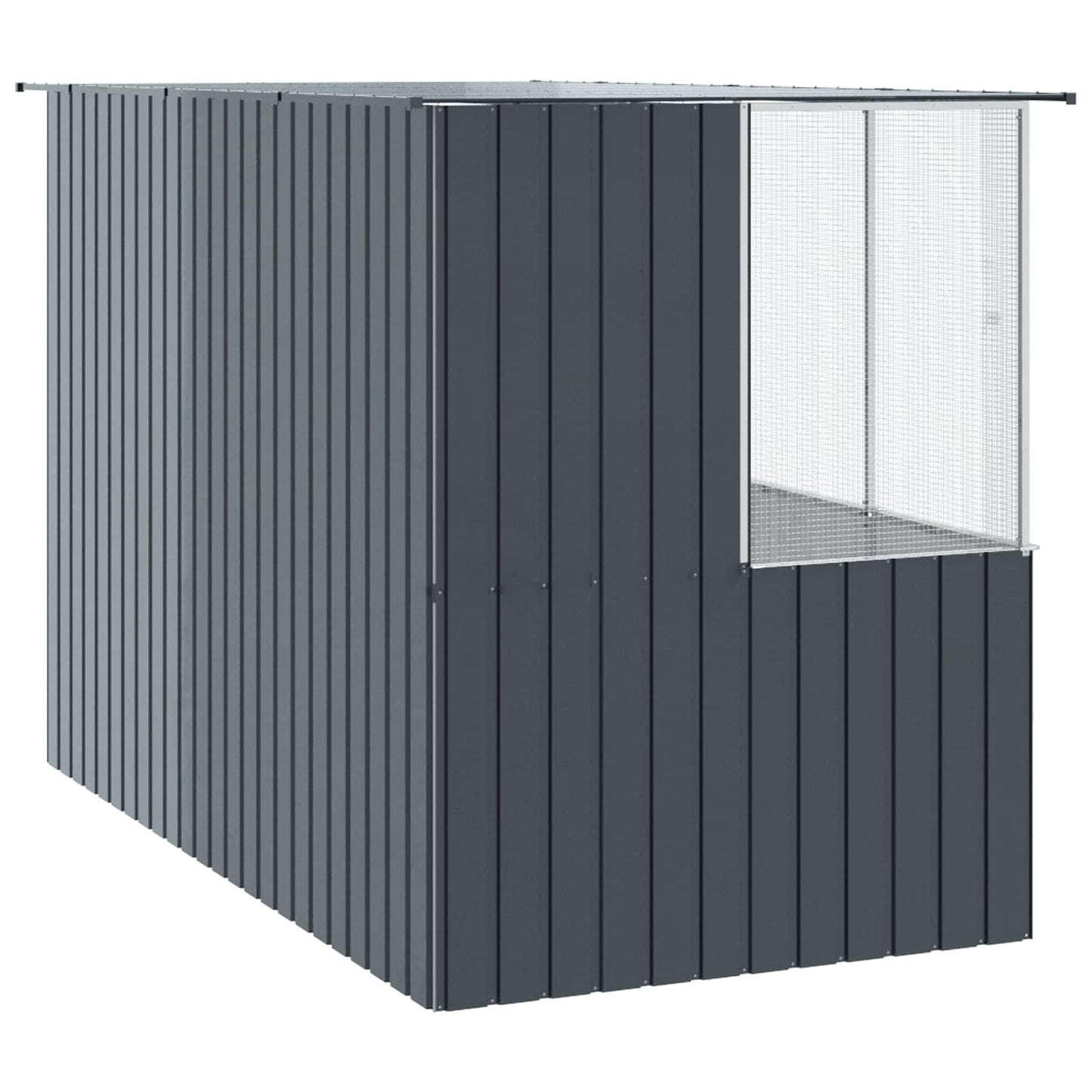 Gabbia per uccelli Antracite 165 x 318 x 200 cm Acciaio zincato