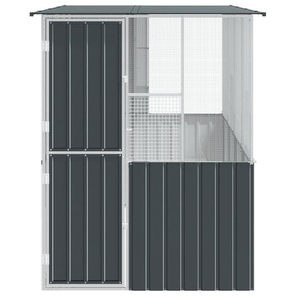 Gabbia per uccelli Antracite 165 x 318 x 200 cm Acciaio zincato