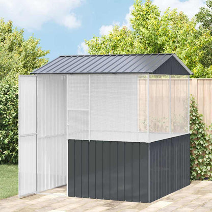 Gabbia per uccelli Antracite 215 x 209 x 230 cm Acciaio zincato