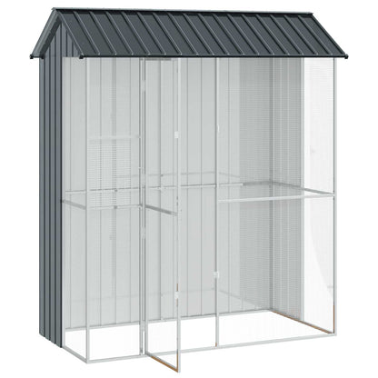 Gabbia per uccelli Antracite 215 x 110 x 247 cm Acciaio zincato