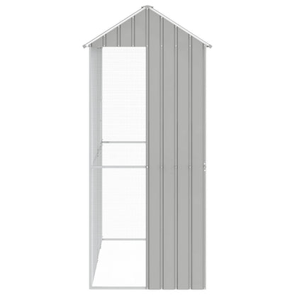 Gabbia per uccelli Grigio 215 x 110 x 247 cm Acciaio zincato
