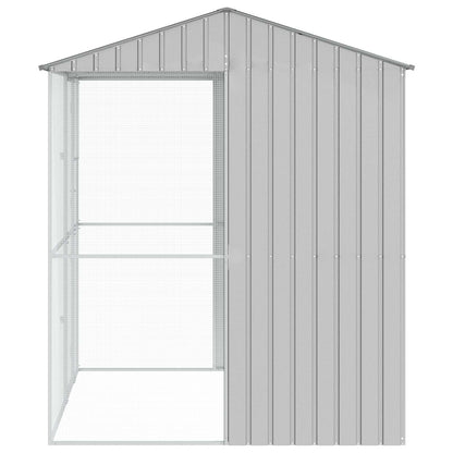 Gabbia per uccelli Grigio 215 x 210 x 247 cm Acciaio zincato