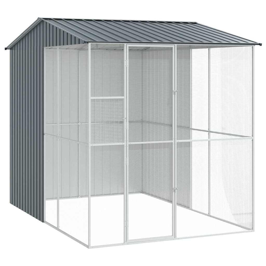 Gabbia per uccelli Antracite 215 x 310 x 247 cm Acciaio zincato