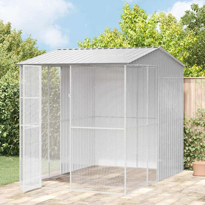 Gabbia per uccelli Grigio 215 x 310 x 247 cm Acciaio zincato
