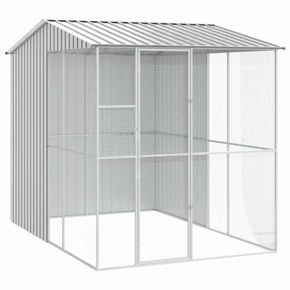 Gabbia per uccelli Grigio 215 x 310 x 247 cm Acciaio zincato