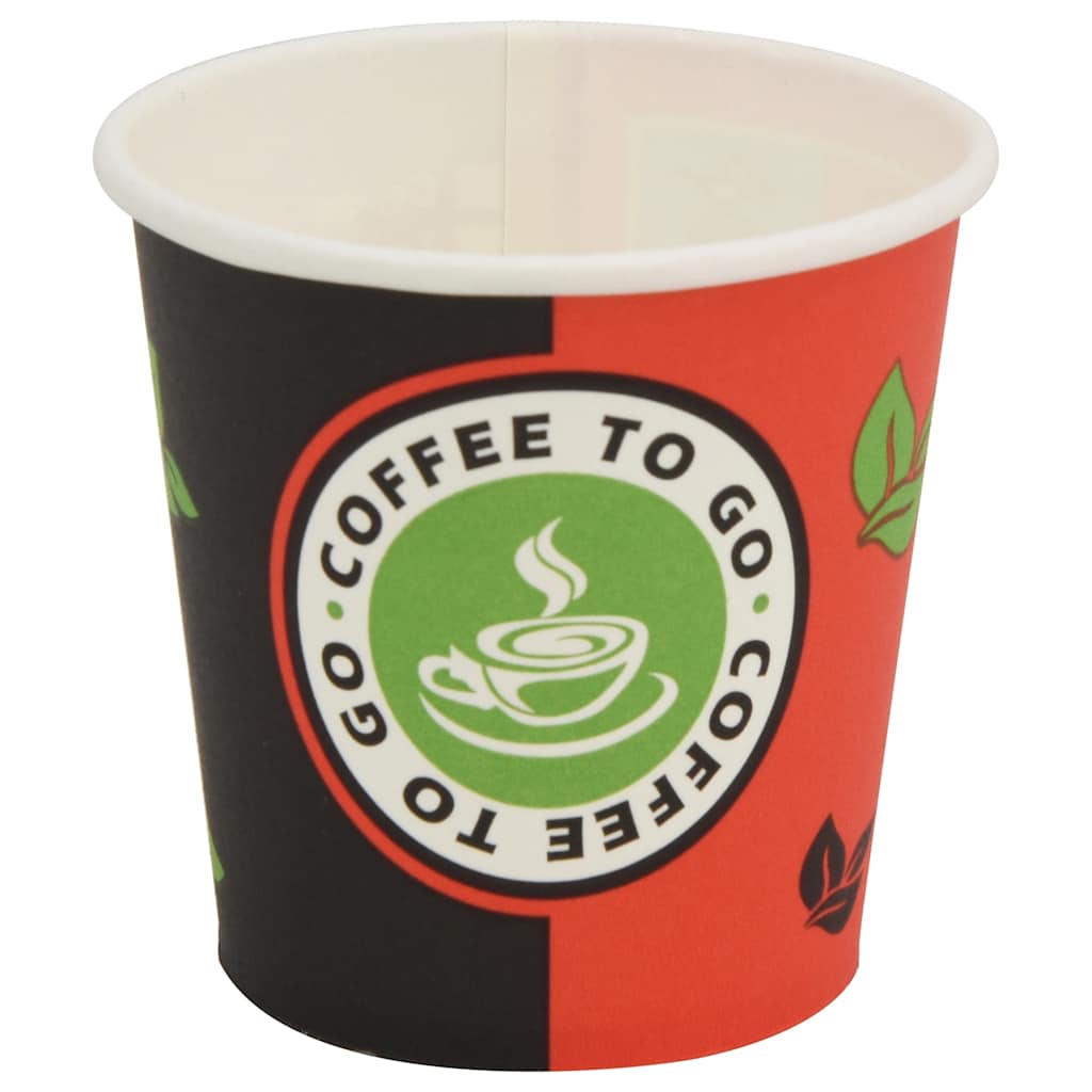 Tazze da CaffÃƒÂ¨ in Carta con Coperchi 1000 pz 4oz 120 ml
