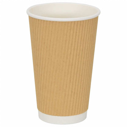 Tazze da CaffÃƒÂ¨ in Carta con Coperchi 1000 pz 16oz 400 ml