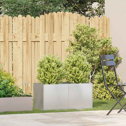 Fioriera 80x40x40 cm in Acciaio Inox