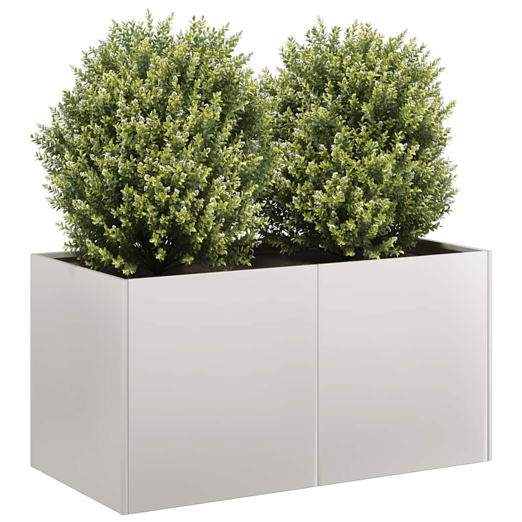 Fioriera 80x40x40 cm in Acciaio Inox
