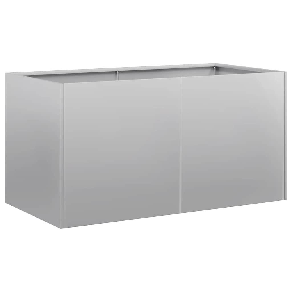 Fioriera 80x40x40 cm in Acciaio Zincato