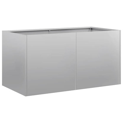 Fioriera 80x40x40 cm in Acciaio Zincato