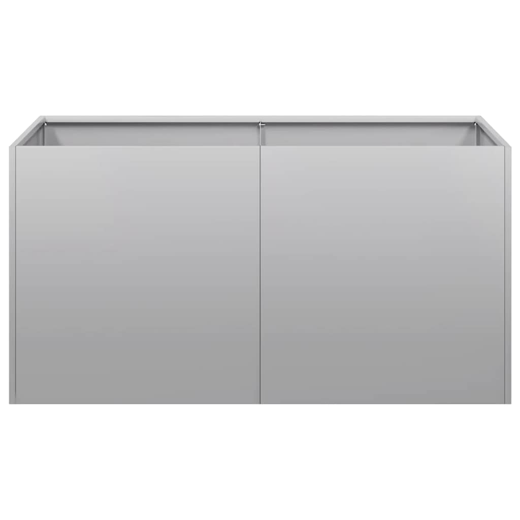 Fioriera 80x40x40 cm in Acciaio Zincato