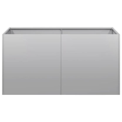 Fioriera 80x40x40 cm in Acciaio Zincato