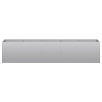 Fioriera 200x40x40 cm in Acciaio Zincato