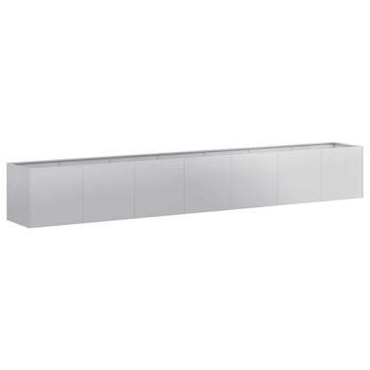 Fioriera 280x40x40 cm in Acciaio Zincato