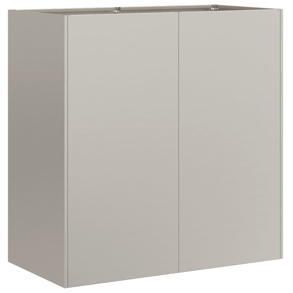 Fioriera Arrugginita 80x40x80 cm in Acciaio Corten