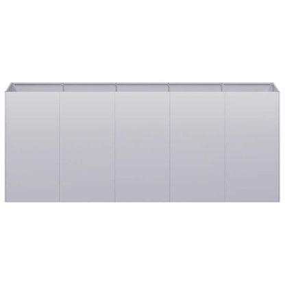 Fioriera 200x40x80 cm in Acciaio Zincato
