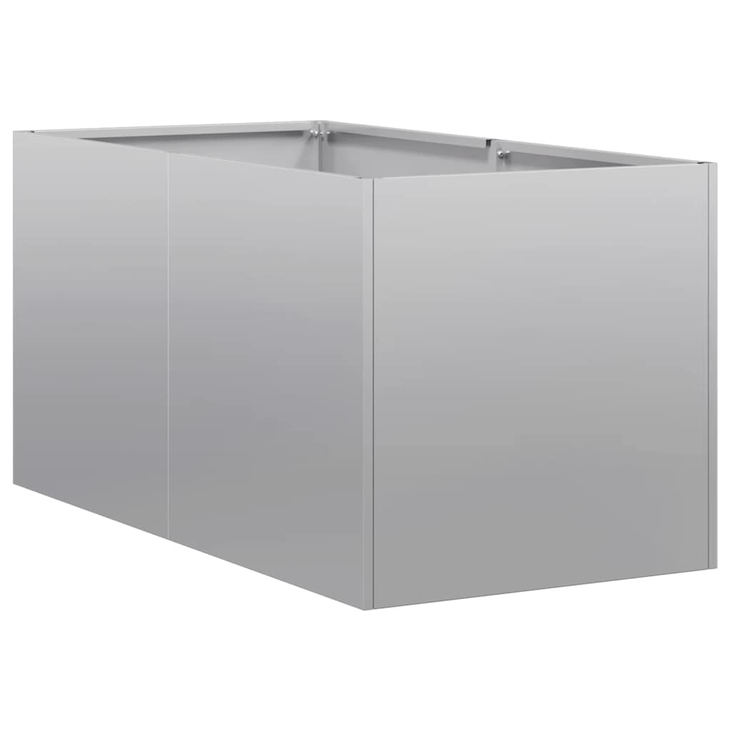 Fioriera 40x80x40 cm in Acciaio Zincato