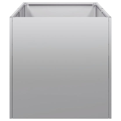 Fioriera 40x80x40 cm in Acciaio Zincato