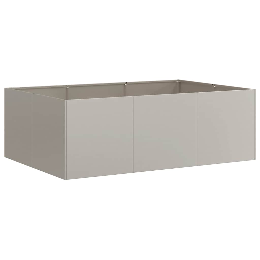 Fioriera Arrugginita 120x80x40 cm in Acciaio Corten