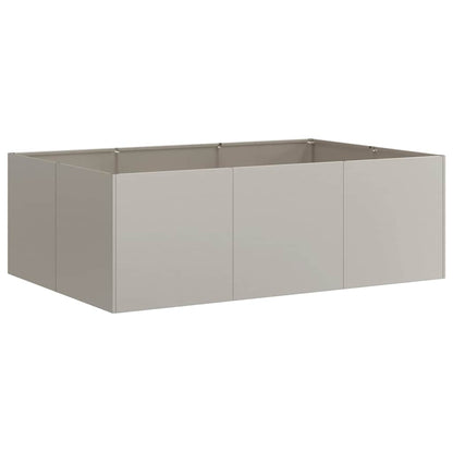 Fioriera Arrugginita 120x80x40 cm in Acciaio Corten