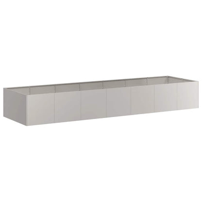 Fioriera Arrugginita 280x80x40 cm in Acciaio Corten