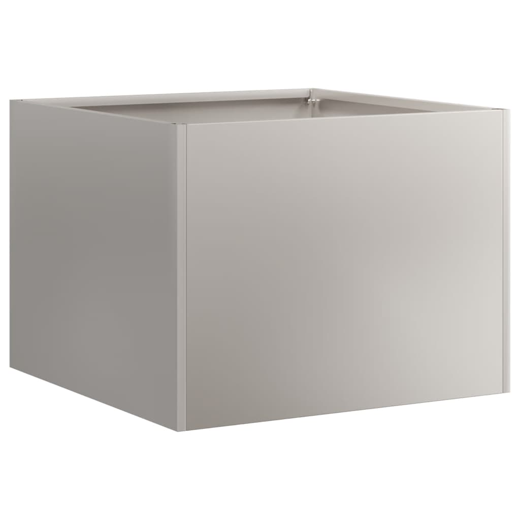 Fioriera Arrugginita 40x40x30 cm in Acciaio Corten