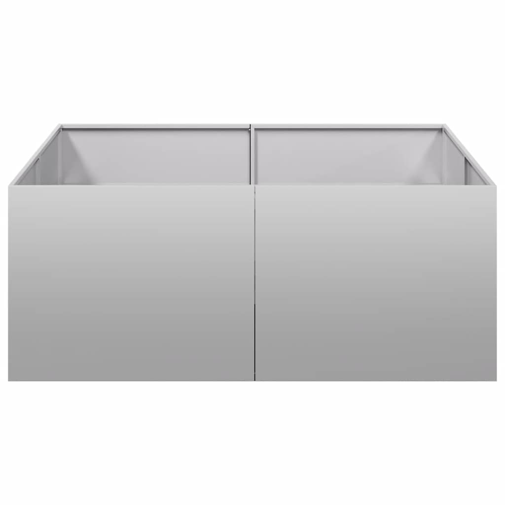 Fioriera 100x100x40 cm in Acciaio Zincato